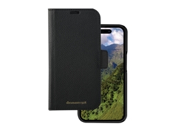 Capa Fólio para iPhone 15 Pro Max DBRAMANTE1928 Preto