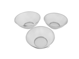 Conjunto de 3 Coladores LAXISCREED Aço Inox 8.7 10.2"