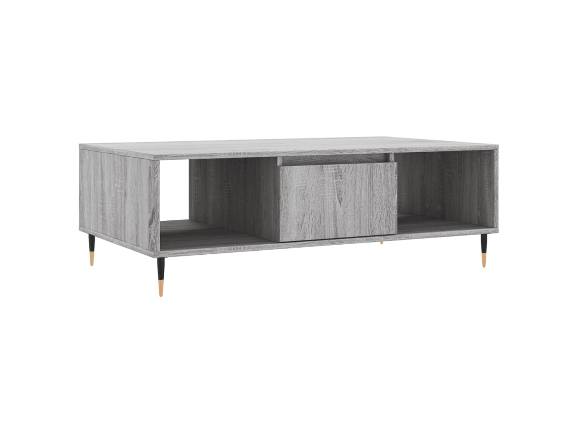 Mesa de Centro MAISON EXCLUSIVE Derivados Madeira Cinzento Sonoma (104x60x35 cm)