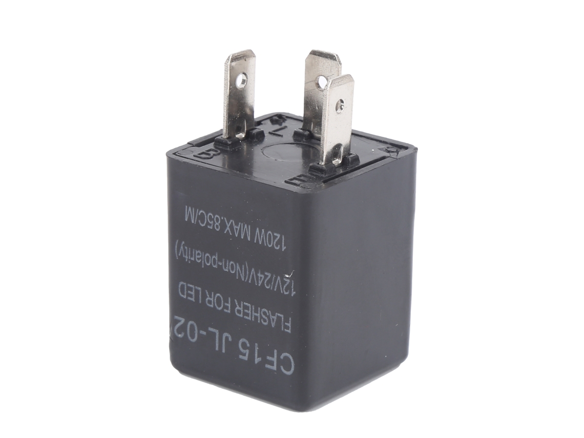 Relé pisca-pisca LED universal não polar 12V 24V ABS normalmente aberto CF15 JL 02
