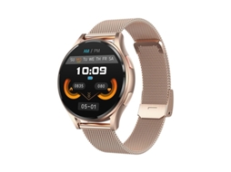 Relógio inteligente Bestvite de 1,43 polegadas com Bluetooth, chamadas e ECG (rosa)