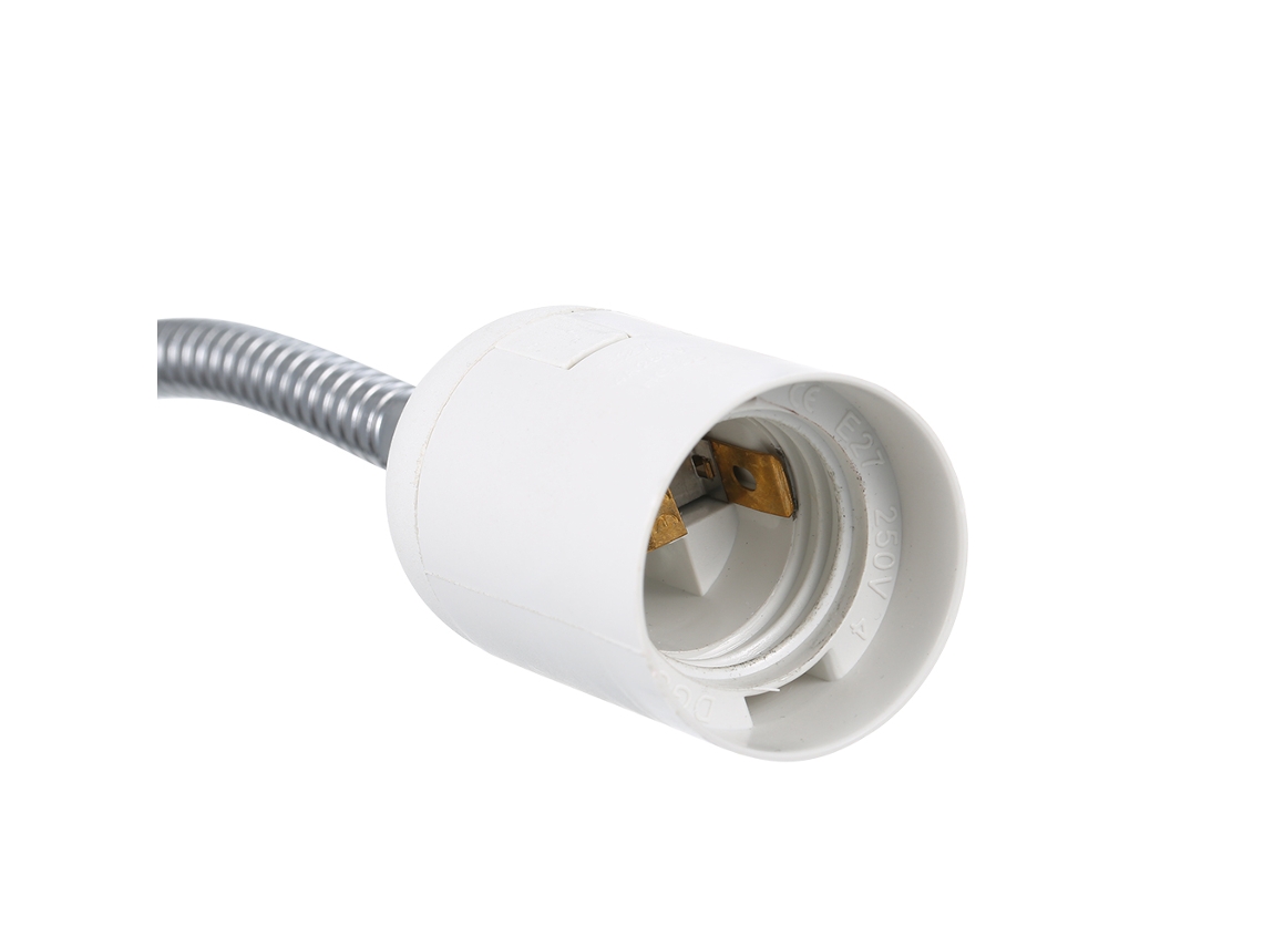 2026 lâmpada de Escritório com Pinça, Base E27, Tubo Flexível, Botão de Pulsão, 110 220v 50w, para Quarto, Estúdio e Sala de Estar