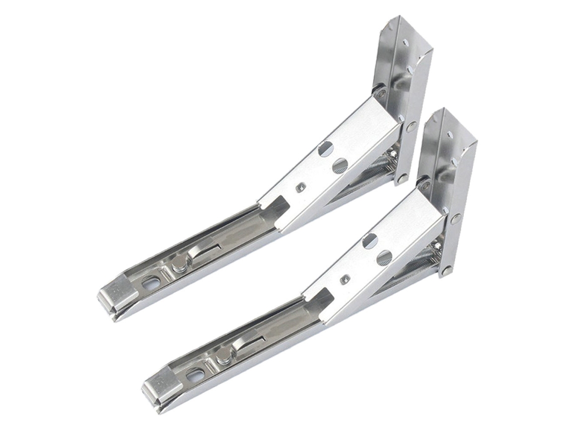 Laxiscreed Suporte Triangular Dobrável Em Aço Inox Para Armazém De Parede