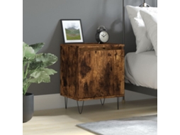 Vidaxl Mesa De Cabeceira 40x30x50 Cm Deriv. Madeira Carvalho Fumado
