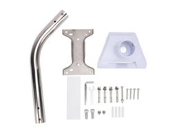 Kit De Montagem De Satélite Branco Asa Aço Inoxidável À Prova De Intempéries 88° Ajustável Satélite Longo Montagem Na Parede Yunzii