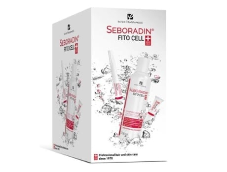 Pacote de Natal Seboradin, Fito Cell Serum 15 x 6 g, Ativador de Cílios 6 ml, Shampoo 200 ml, Inter Fragrâncias