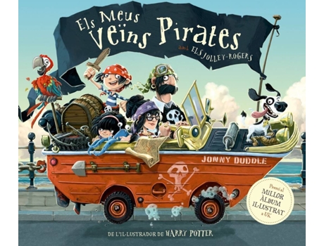 Livro Els Meus Veïns Pirates de Jonny Duddle (Catalão)