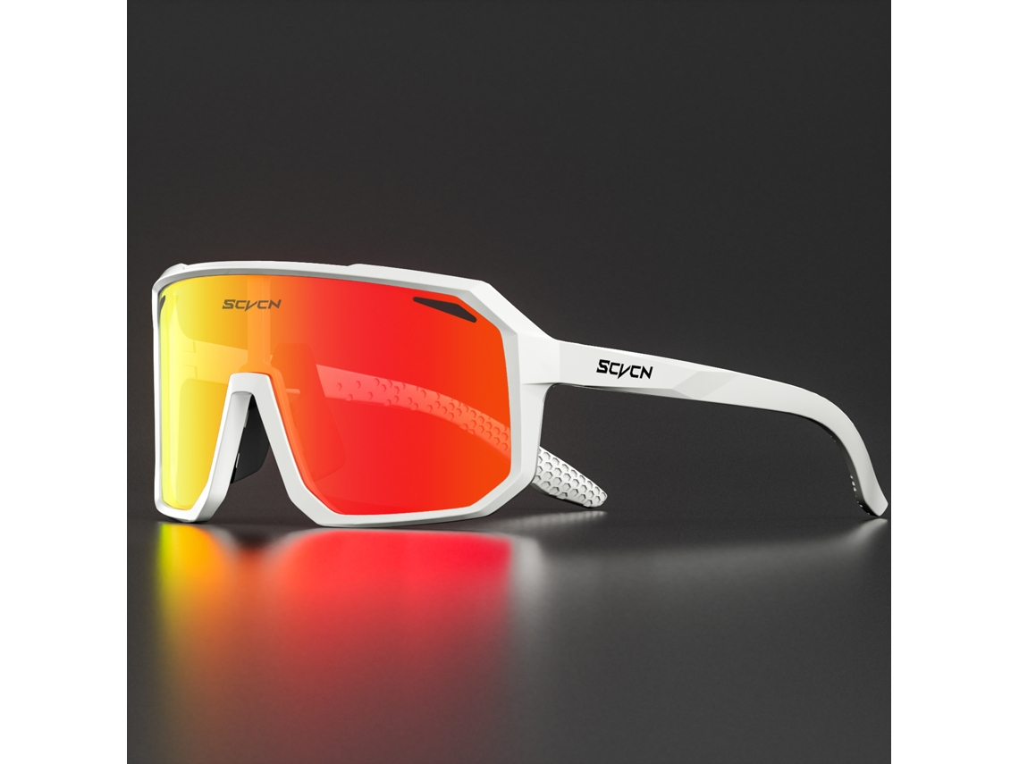 Óculos de Ciclismo UNISSEX UV400 com Lentes Pretas de Poliacrilato MDUG (estilo 5)