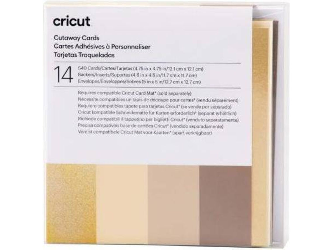 Cricut Recortáveis Neutros S40 (12,1 Cm)