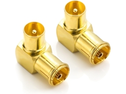 KOFIHETY Acoplador Coaxial Fêmea Para Fêmea Para Conectividade Estendida Adaptador Bidirecional Para Extensão Perfeita De Cabos Coaxiais, Conectores Banhados