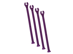 (roxo/4 Unidades) Suporte De Silicone Para Taça De Vinho, Próprio Para Lava-louças.