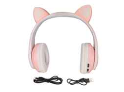 Fones de Ouvido Bluetooth Over ear LAXISCREED com Iluminação e Grave Pesado | LAXISCREED