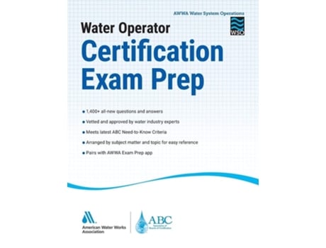 Livro Water Operator Certification Exam Prep Handbook de Awwa (Inglês)