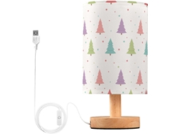 Abajur De Cabeceira Com Porta Usb, Sem Necessidade De Lâmpada, Luz Led Quente Para Quarto, Sala De Estar, Escritório