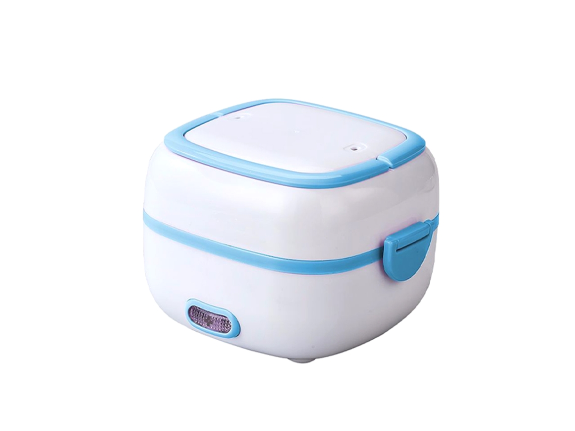 Laxiscreed - Lancheira Térmica Elétrica E Panela De Arroz Mini Em Aço Inox Para Arroz Com Plugue Padrão