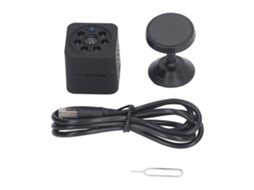 Câmara De Segurança Sem Fio Mini Wifi Para Bebê E Lar, Monitor De Segurança Interior Sem Fio