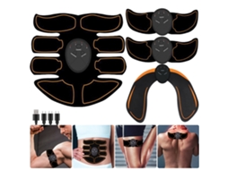 Estimulador Muscular Abdominal Ems Com 6 Modos E 10 Níveis Para Treinamento Para Homens E Mulheres Slowmoose