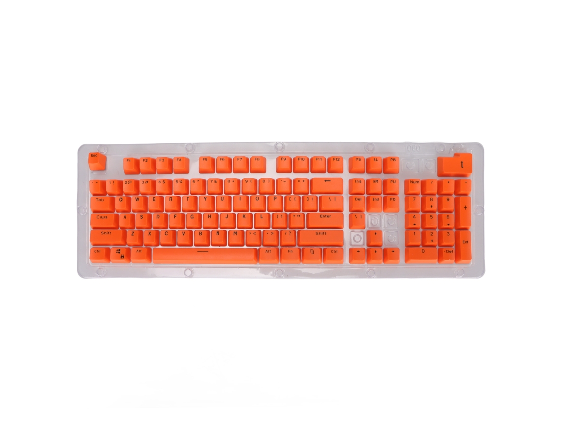 Teclas de Teclado LAXISCREED (106 Teclas, Altura Oem, Moldagem de Duplo Injeção, Não Transparente)