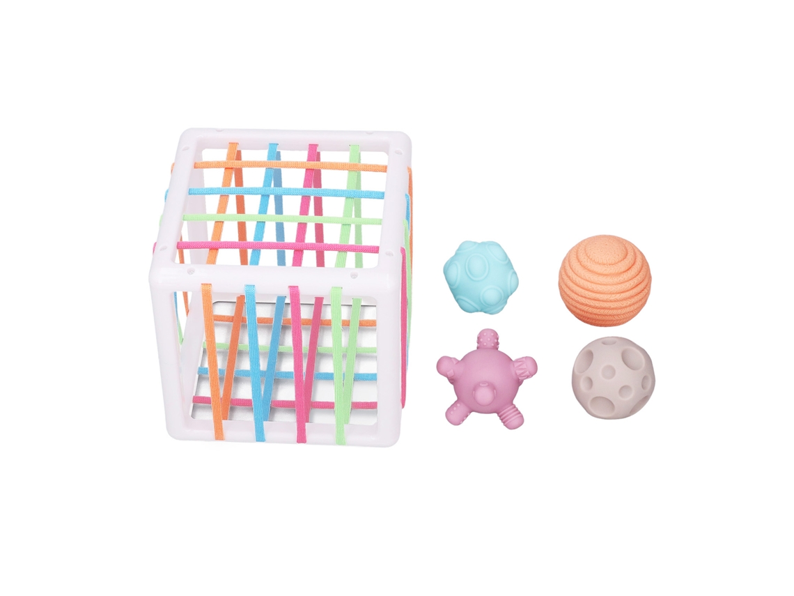 Cubo De Classificação Sensorial Para Crianças Com Formas - Brinquedo De Classificação De Formas Para Bebês