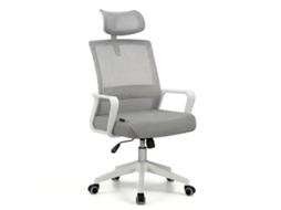 Cadeira de Escritório Ergonómica Dafne Tex 111-121x51 cm Branco - Cinzento 51x121x51 cm