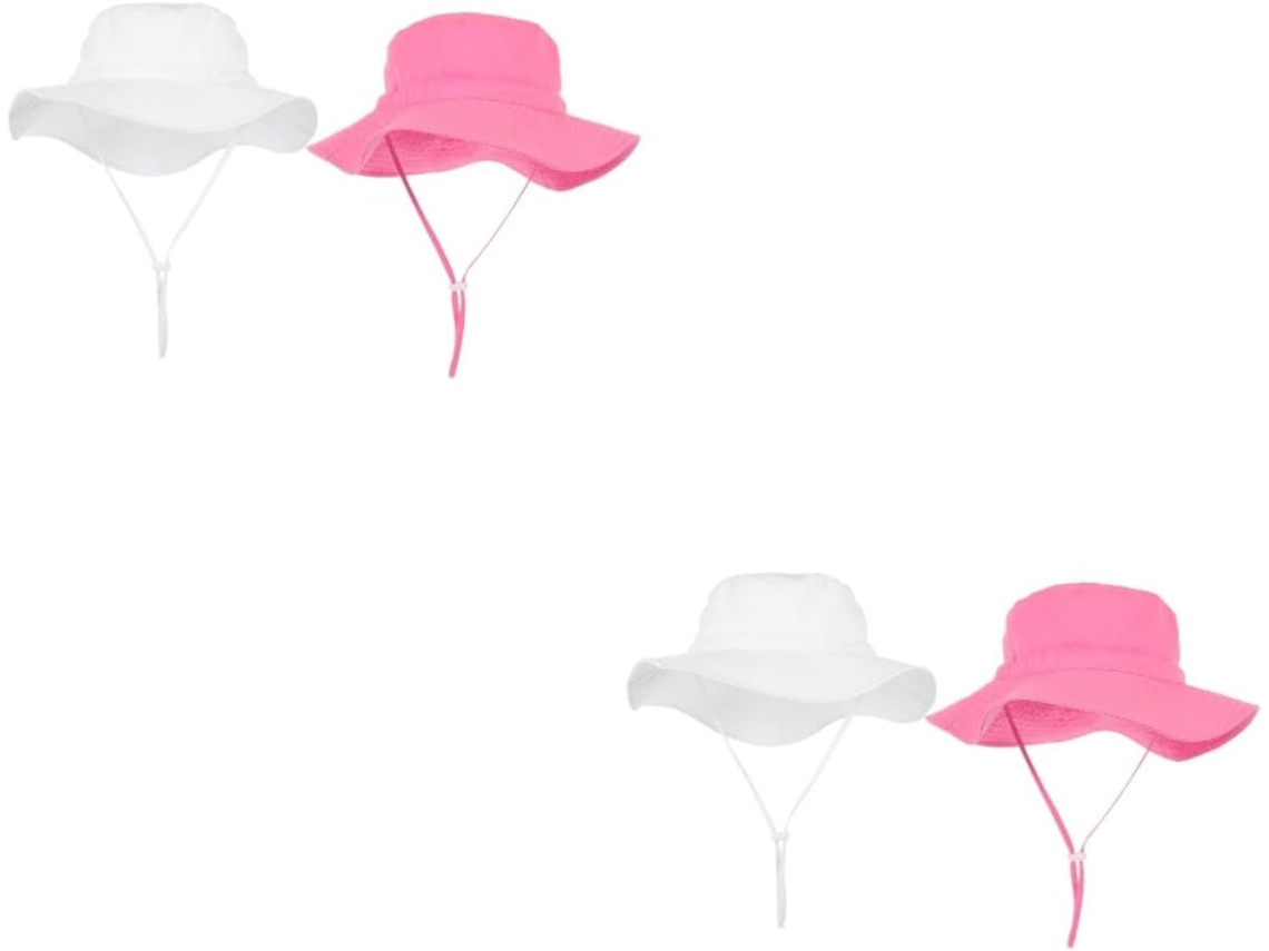Chapéu De Sol Infantil Para Viagem, Proteção Solar Para Meninas, Poliéster