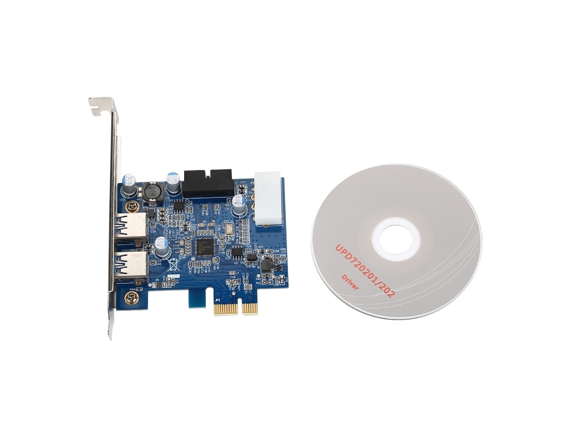 Placa Adaptadora (adaptador Pci-e Para Usb3.0 19pino/20pino) Todo Em Chinês