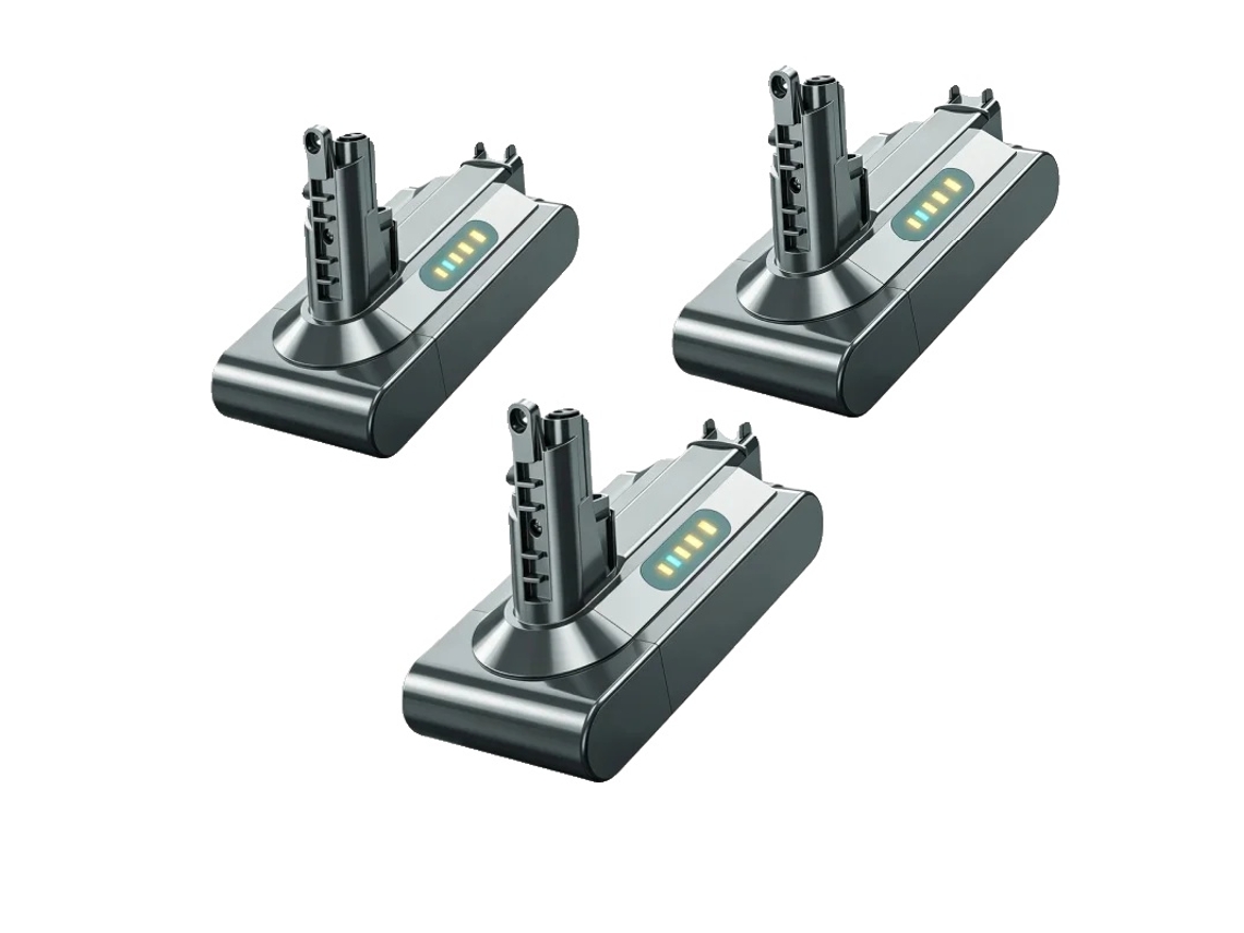 Bateria Substituta, Capacidade De 12800mah, Compatível Com Modelos V10, 3pcs