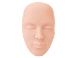 Modelo De Face De Silicone 5d Para Prática De Maquiagem Microblading Sobrancelha Eyeliner Pele Clara
