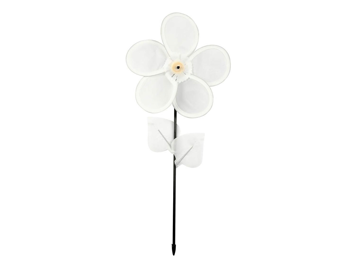 Brinquedo De Moinho De Vento Em Forma De Flor Da Creativ Company, 20 Cm, Branco, 10 Peças Para Decoração.