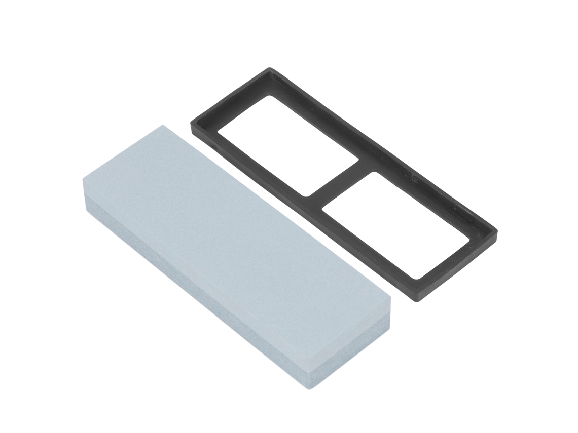 Set De Piedra Para Afilar Cuchillos Whetstone 400/1000 Grit Con Base De Goma - Herramienta Manual Profesional