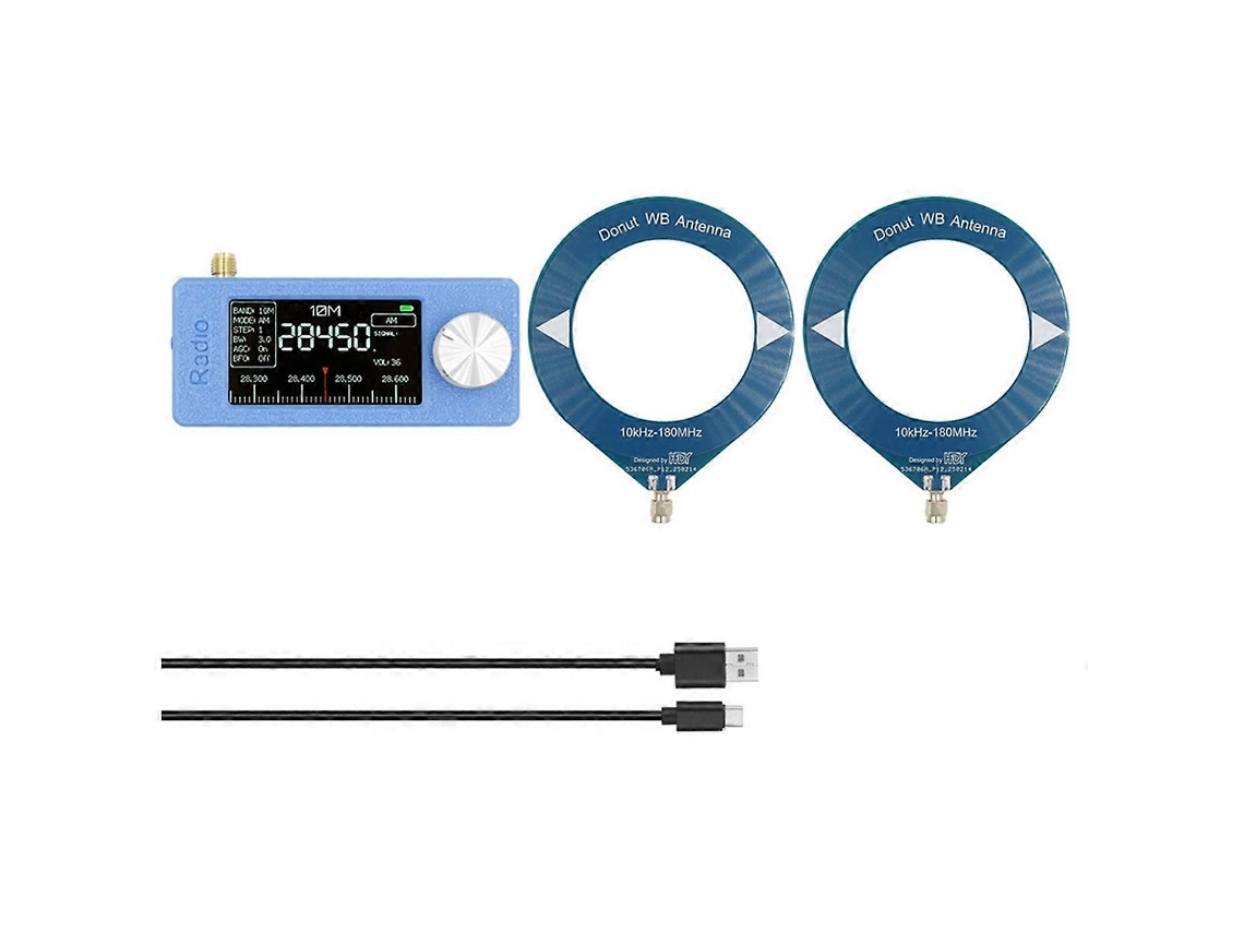Mini Rádio De Bolso Portátil Si4732 10 Khz 180 Mhz Lsb Usb Am Fm Receptor De Rádio Para Todas As Bandas Com Antena Olysi Shop