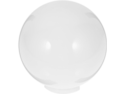 Luminária de Chão em Formato de Globo, Feita de Acrílico Branco, Ideal para Pátios e Jardins. Resistente À Chuva e com Proteção. SFUSHOS