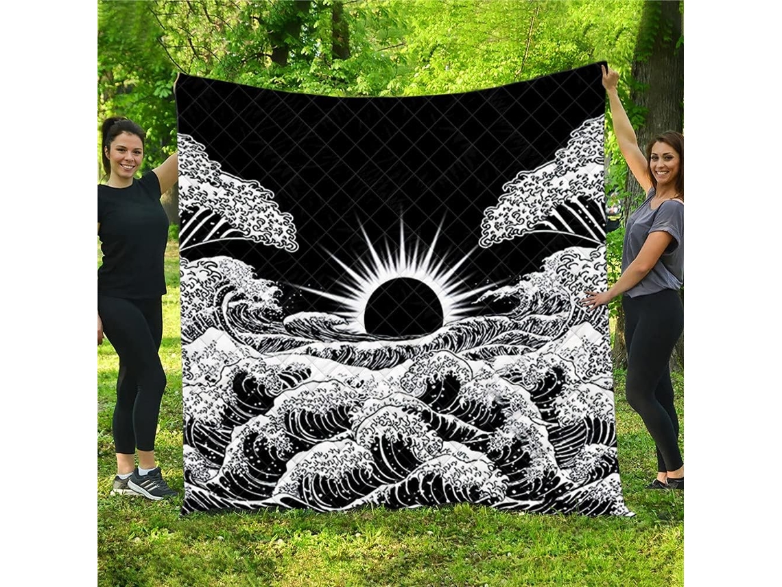 Colcha Acolchoada Fansu Capa de Cama Cobertor para Ar Condicionado Edredom Conjunto Sofá com Estampa Tema Artí