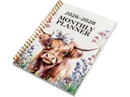 Agenda 2026-2028 Bloc-notes Portátil Com 50 Páginas