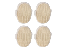 4 Peças Esponjas De Banho Sisal Para Exfoliação E Limpeza Do Corpo