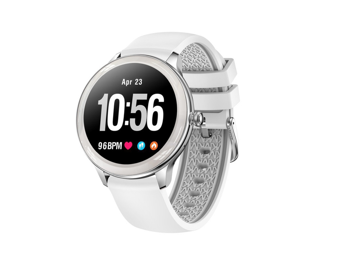 Smartwatch YIZHOOD Te255 Esportivo Monitoramento de Saúde Multifuncional Ip67 À Prova de Água Prata
