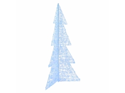 Conjunto 1 Decoração De Árvore De Natal Vidaxl Branco Frio Acrílico (180 Cm)