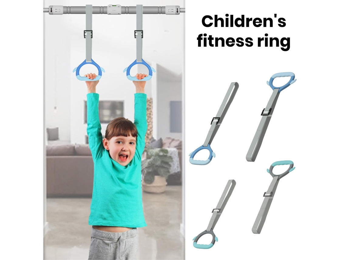 2 argolas de ginástica com alças ajustáveis