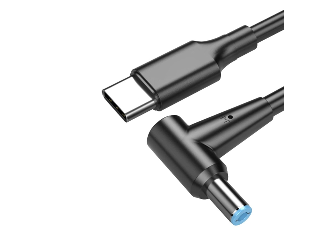Cabo De Alimentação Usb Tipo C Para Dc 5,5 Mm X 2,5 100 W