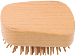 Escova Desembaraçadora De Madeira Com Amortecedor, Pente Para Cabelo