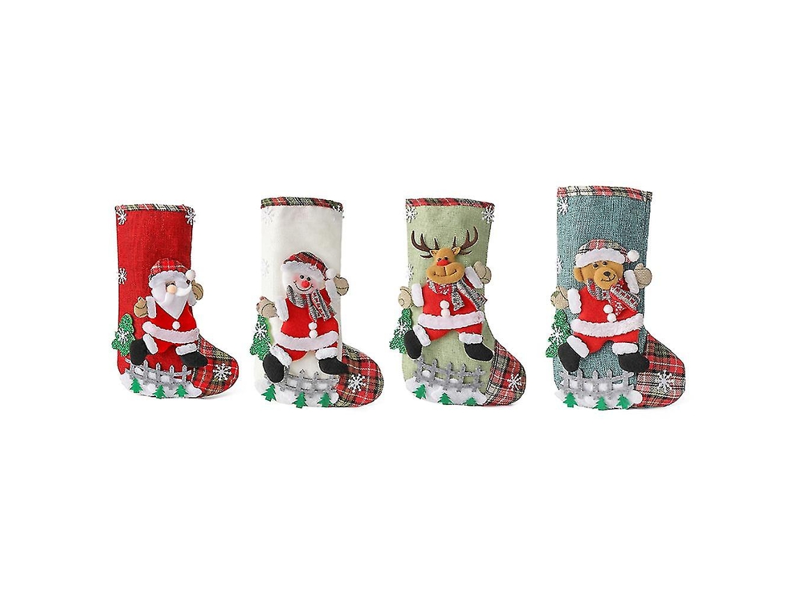 Meias De Natal Para Lareira, Decorações Para Árvores De Natal E Ano Novo. Olysi Shop