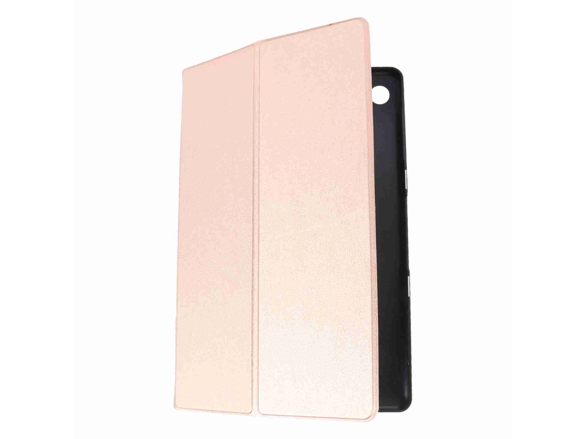 2026zentro-capa Para Tablet 11 Polegadas Lenovo Yoga Tab Yt J706f X Com Suporte Ajustável Rosa Dourado