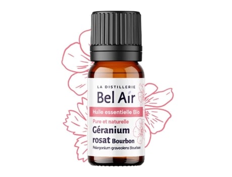 Óleo Essencial Bio Gerânio Rosat Bourbon Bel Air (madagáscar)