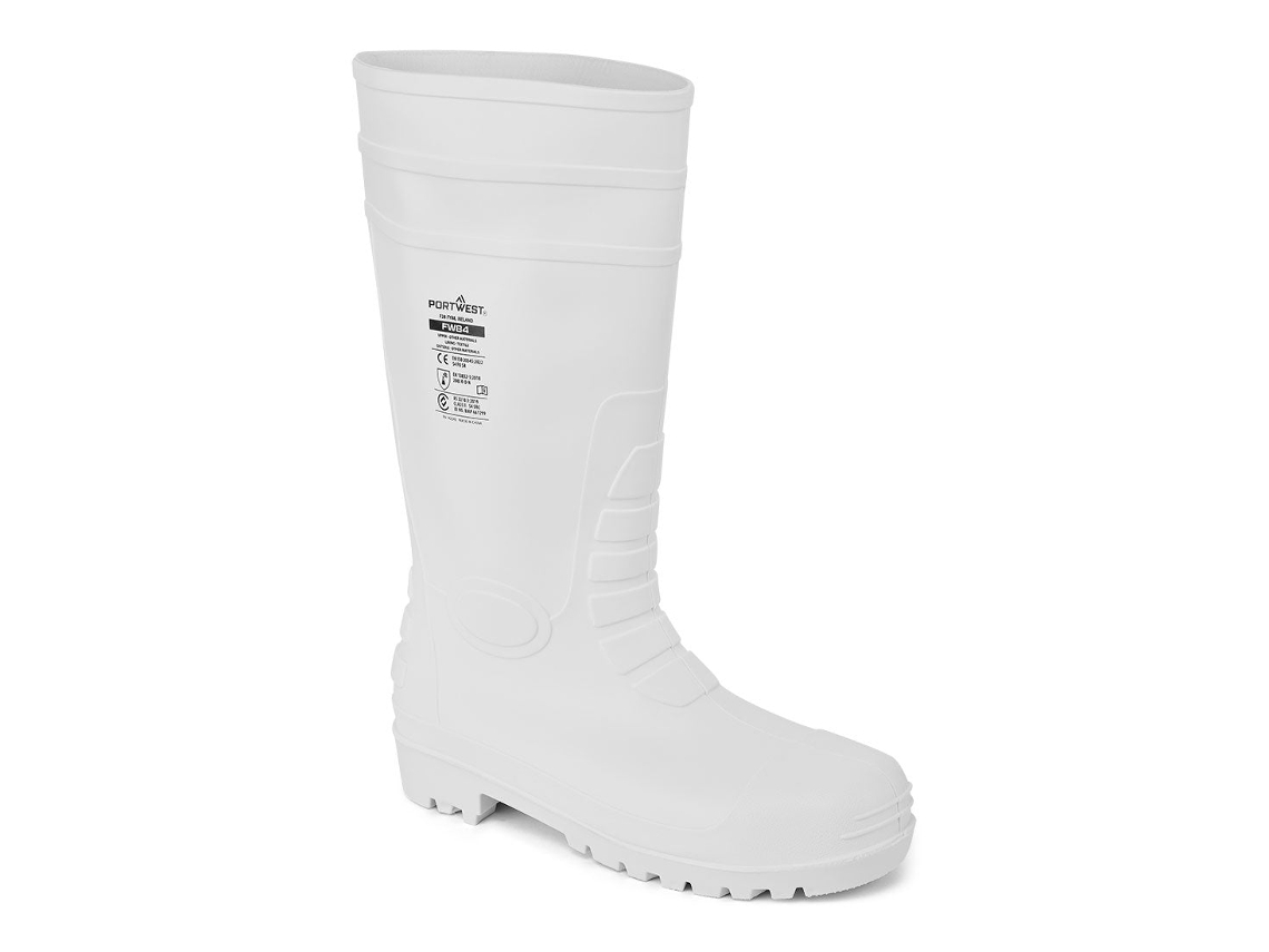 Bota Wellinton Safety Food S4 - Proteção E Conforto Branco / 48