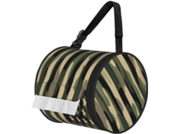 Porta Papel Higiênico Dobrável Com Estampa Camuflada Verde Selva Da Bandeira Dos Eua, Ideal Para Banheiros E Carros