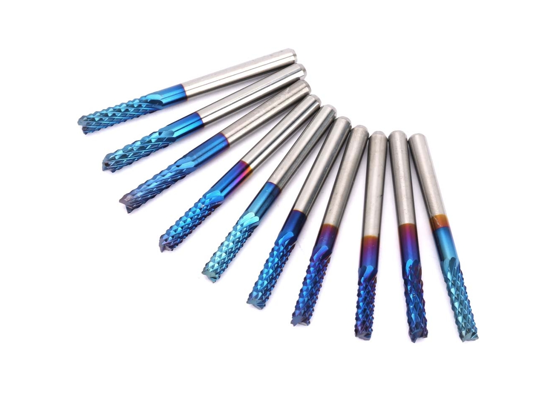 Laxiscreed Brocas De Encastre Com Revestimento Azul Para Departes Em Máquinas De Gravação