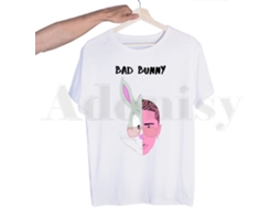 Rockinstone Bad Bunny - Bad Bunny Rabit Logo T-shirt(xl)