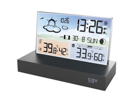 Estação Meteorológica Cgv 19004 Meteoflex Sem Fio Tela Plana