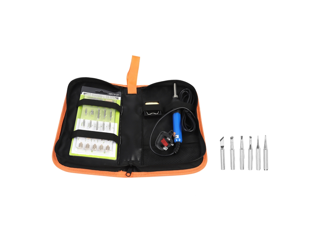 Kit De Ferramentas De Pirografia Com Caneta De Queimadura De Madeira 60w Para Artesanato Diy E Gravura