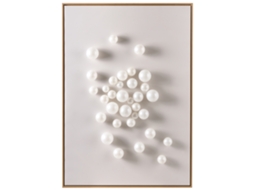 Decoração De Parede Beliani Bantry De Material Sintético Branco 72x4x103